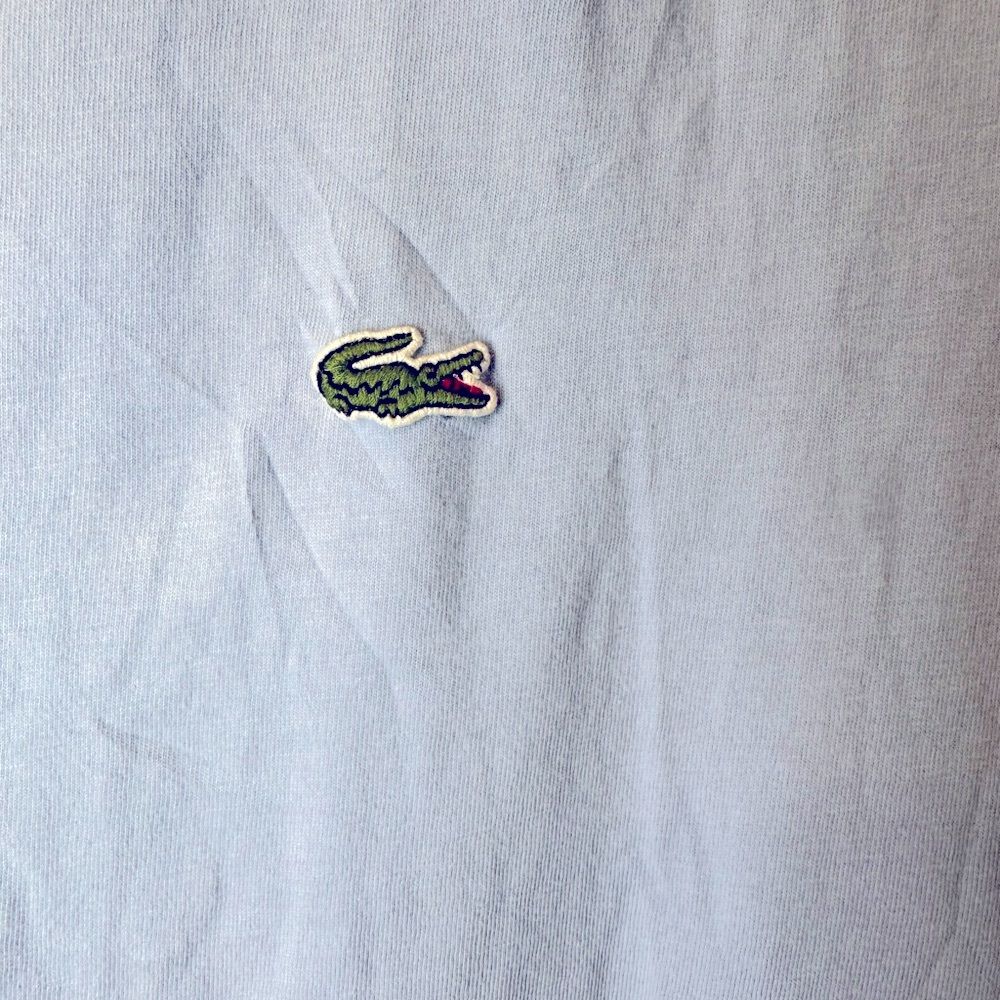 Lacoste Light Blue Short Sleeve‎ Tee - Picture 2 of 6